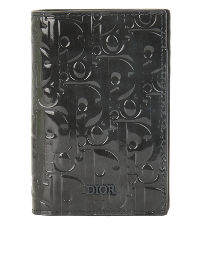 Christian Dior Vertical Bifold Card Holder, front view